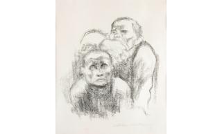 Käthe Kollwitz - Gefangene, Musik Hörend