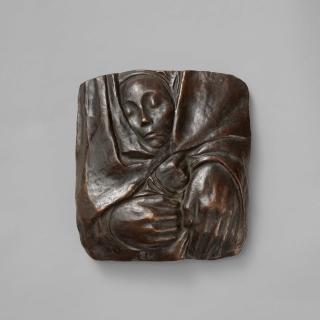 Käthe Kollwitz - Grabrelief (Ruht im Frieden seiner Hände).