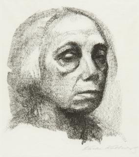 Käthe Kollwitz - Kleines Selbstbildnis.