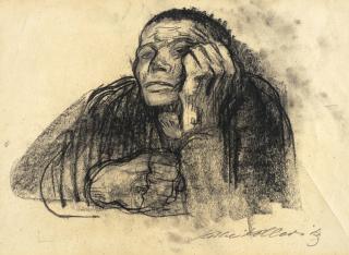 Käthe Kollwitz - Meditierende Frau