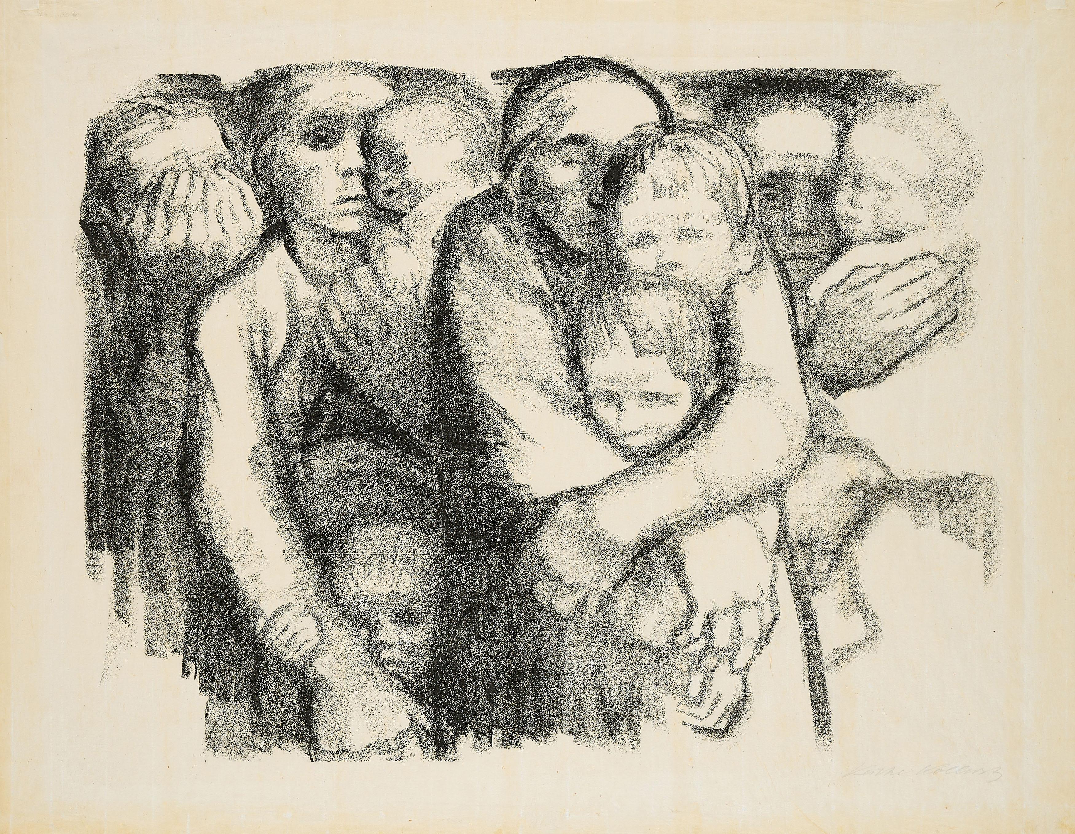 Käthe Kollwitz - Mütter.