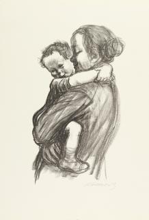 Käthe Kollwitz - Mutter mit Jungen.
