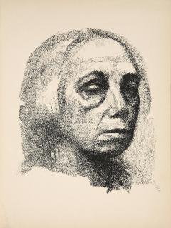 Käthe Kollwitz - Selbstporträt (Endgültige Fassung)