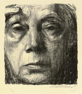 Käthe Kollwitz - Self-Portrait (K. 252B; Kn. 263B)