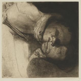 Käthe Kollwitz - Tod, Frau Und Kind (Knesebeck 108 Xiv)