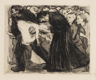 Käthe Kollwitz - Überfahren
