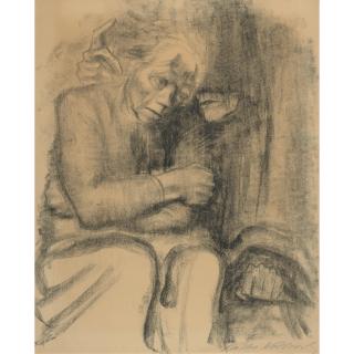 Käthe Kollwitz - Untitled, from Abschied und Tod (Farewell and Death)
