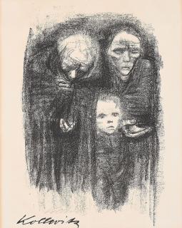 Käthe Kollwitz - Wehrt dem Hunger! Kauft Ernährungsgeld.