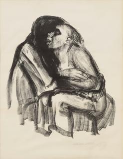 Käthe Kollwitz - Young Girl In The Lap Of Death, From The Series Death