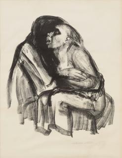 Käthe Kollwitz - Young Girl In The Lap Of Death, From The Series Death