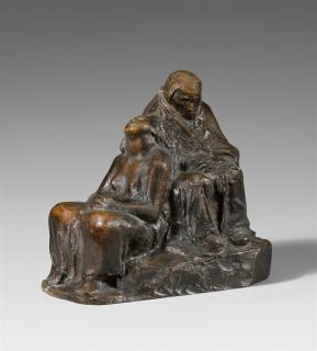 Käthe Kollwitz - Zwei wartende Soldatenfrauen