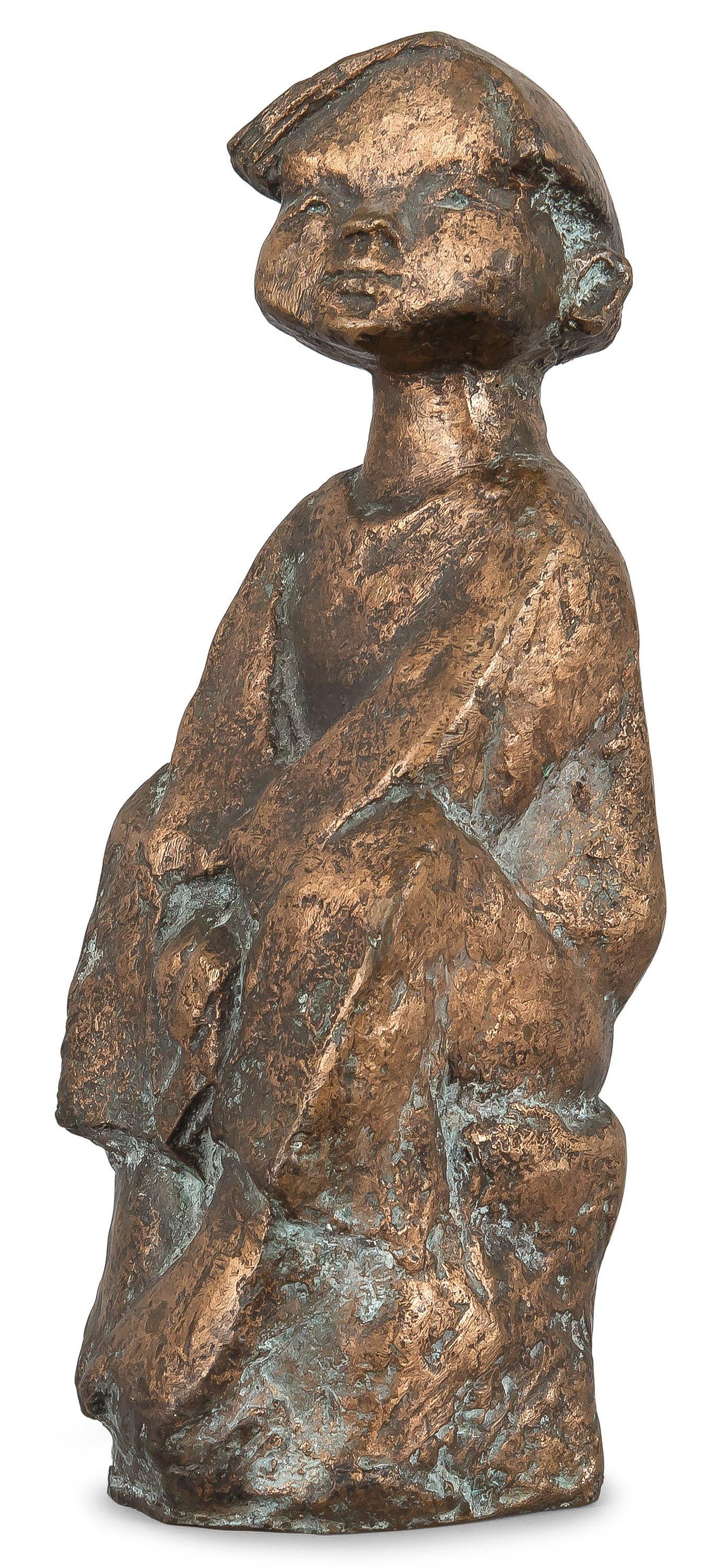 Kai Noramies - Boy Sitting On A Tree Stump.