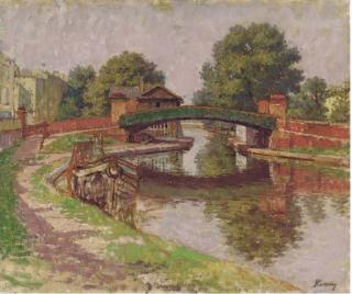 Kalman Kemeny - Bridge, Regent\'S Canal