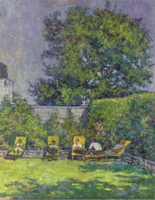 Kalman Kemeny - Deckchairs In The Garden; The Square; Waterfall; Trees By The Stream
