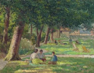 Kalman Kemeny - Picnic In The Park; Hampstead Heath
