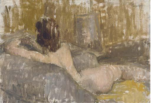 Kalman Kemeny - Reclining Nude; Sketch of An Old Lady; Seated Nude