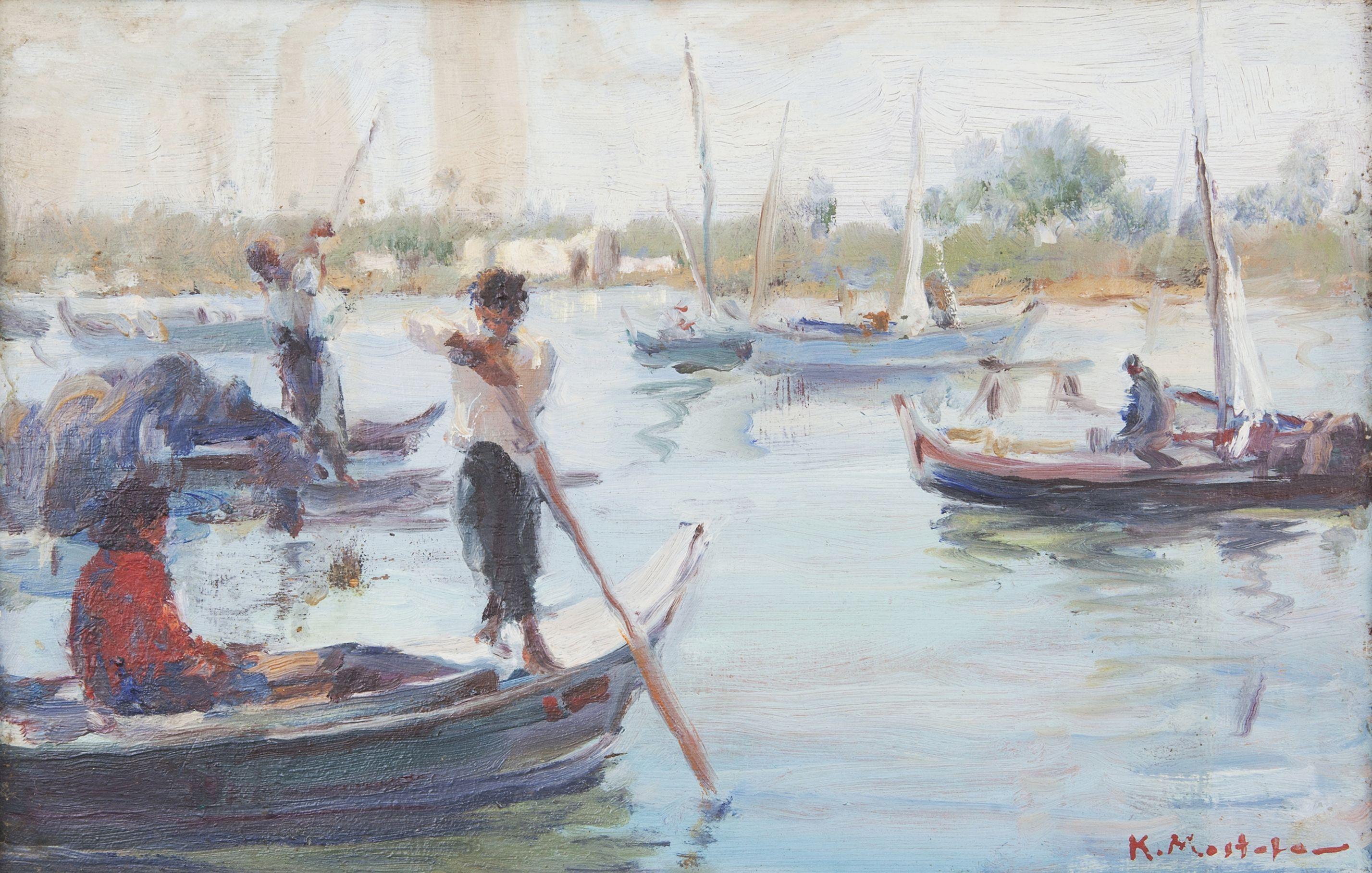 Kamel Moustafa - Boats On The Nile