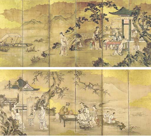 Kano Tanyu - Kinkishoga [The Four Noble Pastimes]