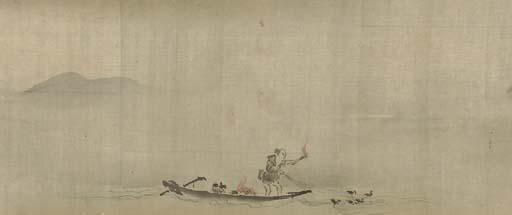 Kano Tsunenobu - Landscape With Mount Fuji