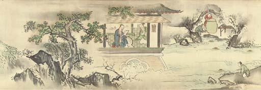 Kano Tsunenobu - Rantei Kyokusui Zu (Poetry Gathering At The Orchid Pavilion)