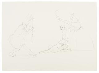 Kara Walker - Untitled (Nigger King And His Followers)