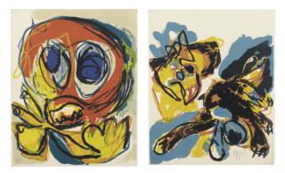 Karel Appel - Bert Schierbeek, A beast-drawn man, Amsterdam, De Bezige Bij, circa 1963