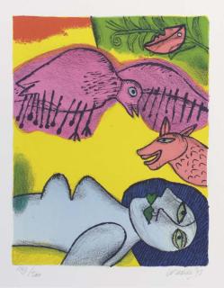 Karel Appel - Chart, from Circus