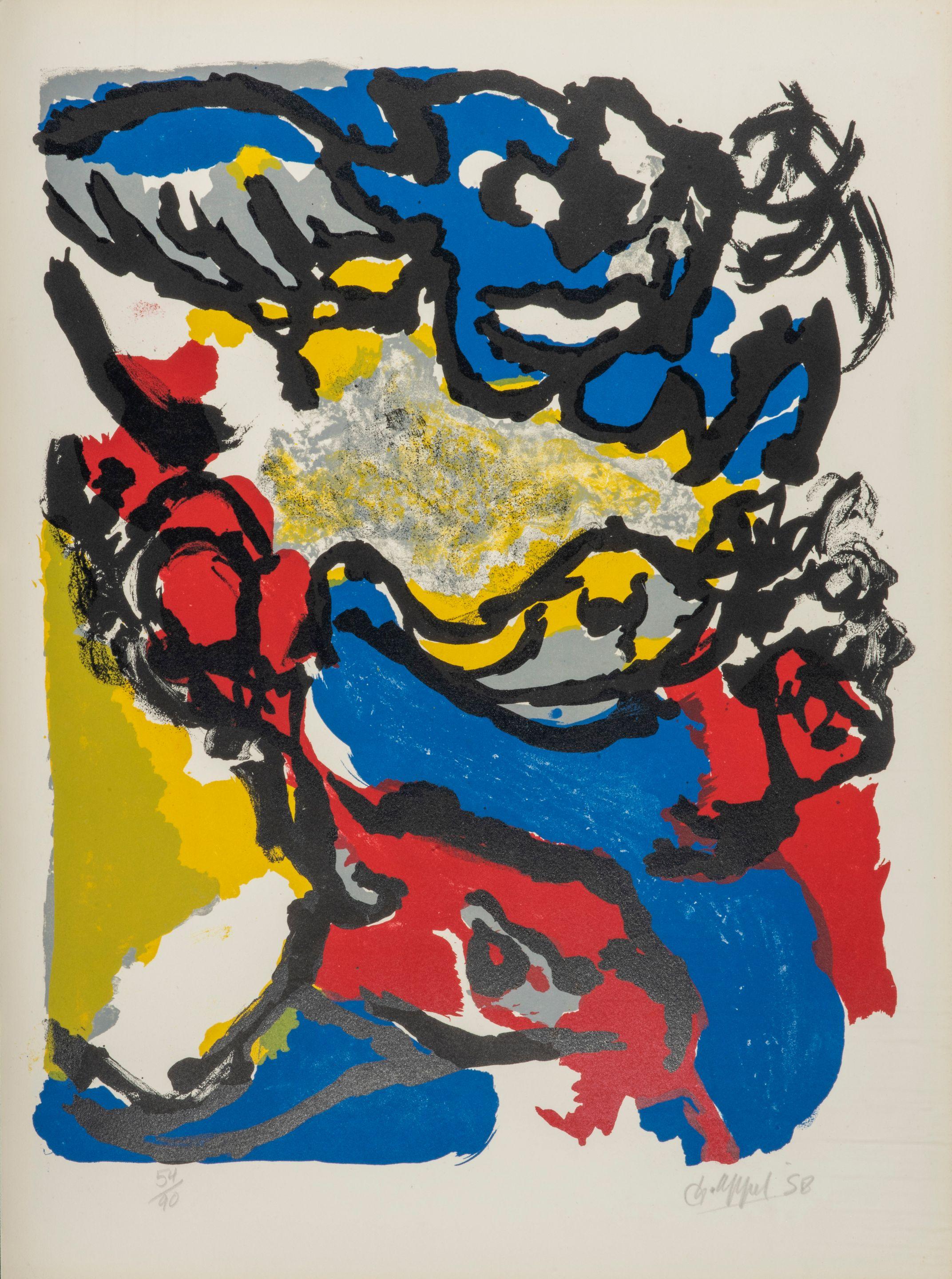 Karel Appel - Composition, 1958