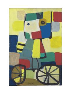 Karel Appel - Cycliste