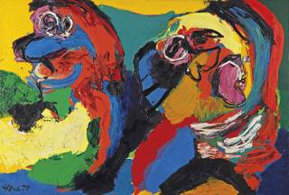 Karel Appel - Deux personnages
