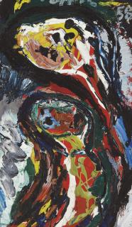 Karel Appel - Deux Personnages