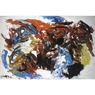 Karel Appel - Dutch Têtes Partout - Paysage Humain