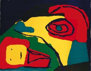 Karel Appel - [Face In Pink]