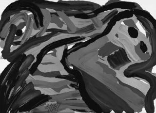 Karel Appel - Floating in a Landscape; and Walking with My Bird