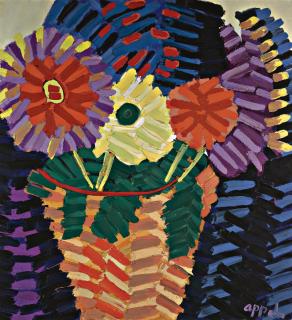 Karel Appel - Flowers As A Still Life