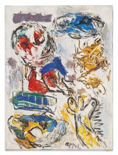 Karel Appel - Flying Ammand (Le monde en miettes) (Flying Ammand (The World in Crumbs))