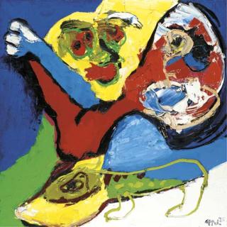 Karel Appel - Flying over the ocean