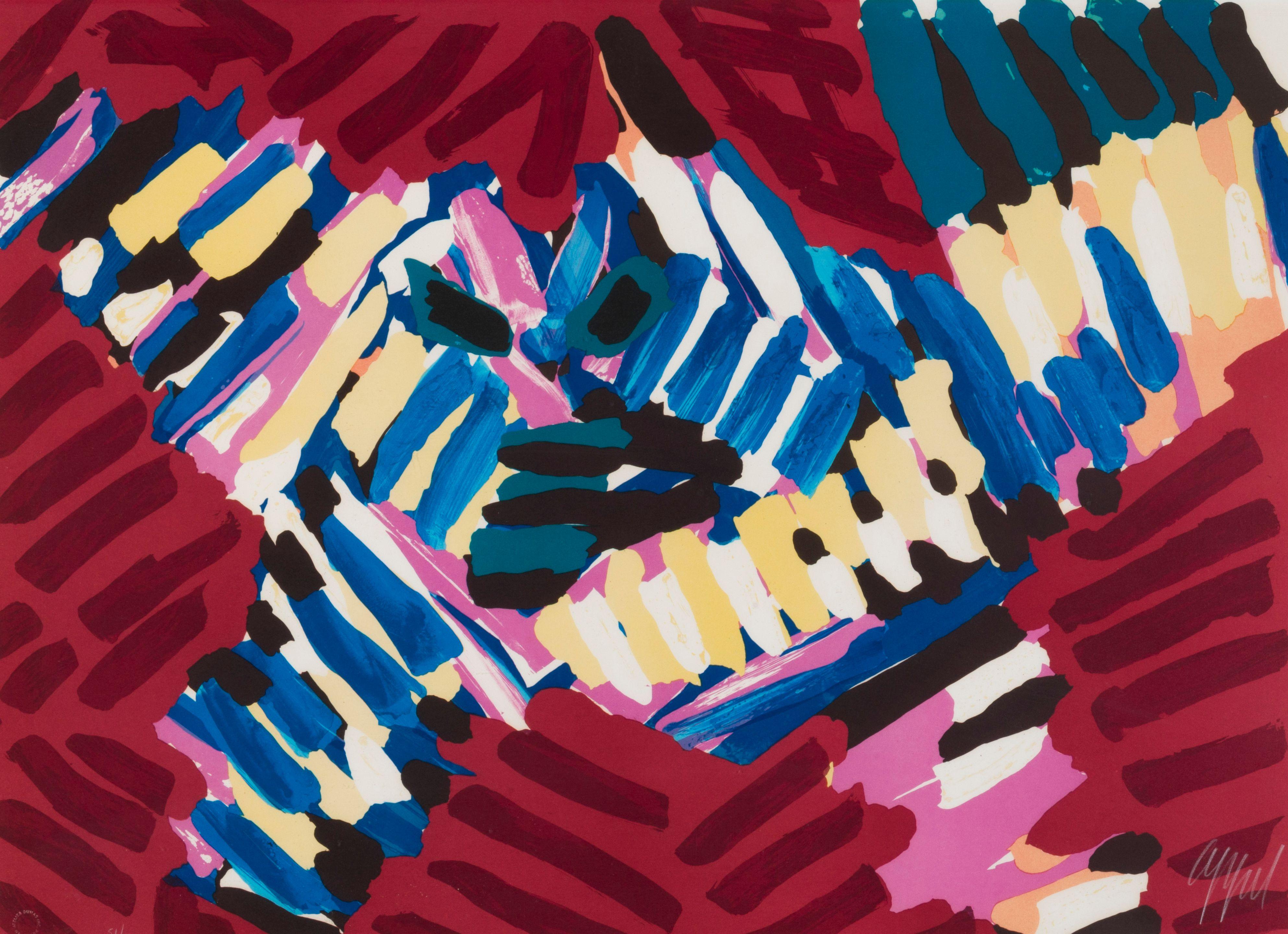 Karel Appel - Flying owl, 1979