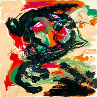 Karel Appel - Folge von 8 Bll.: Paysages humains.