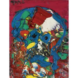 Karel Appel - Head In Red I