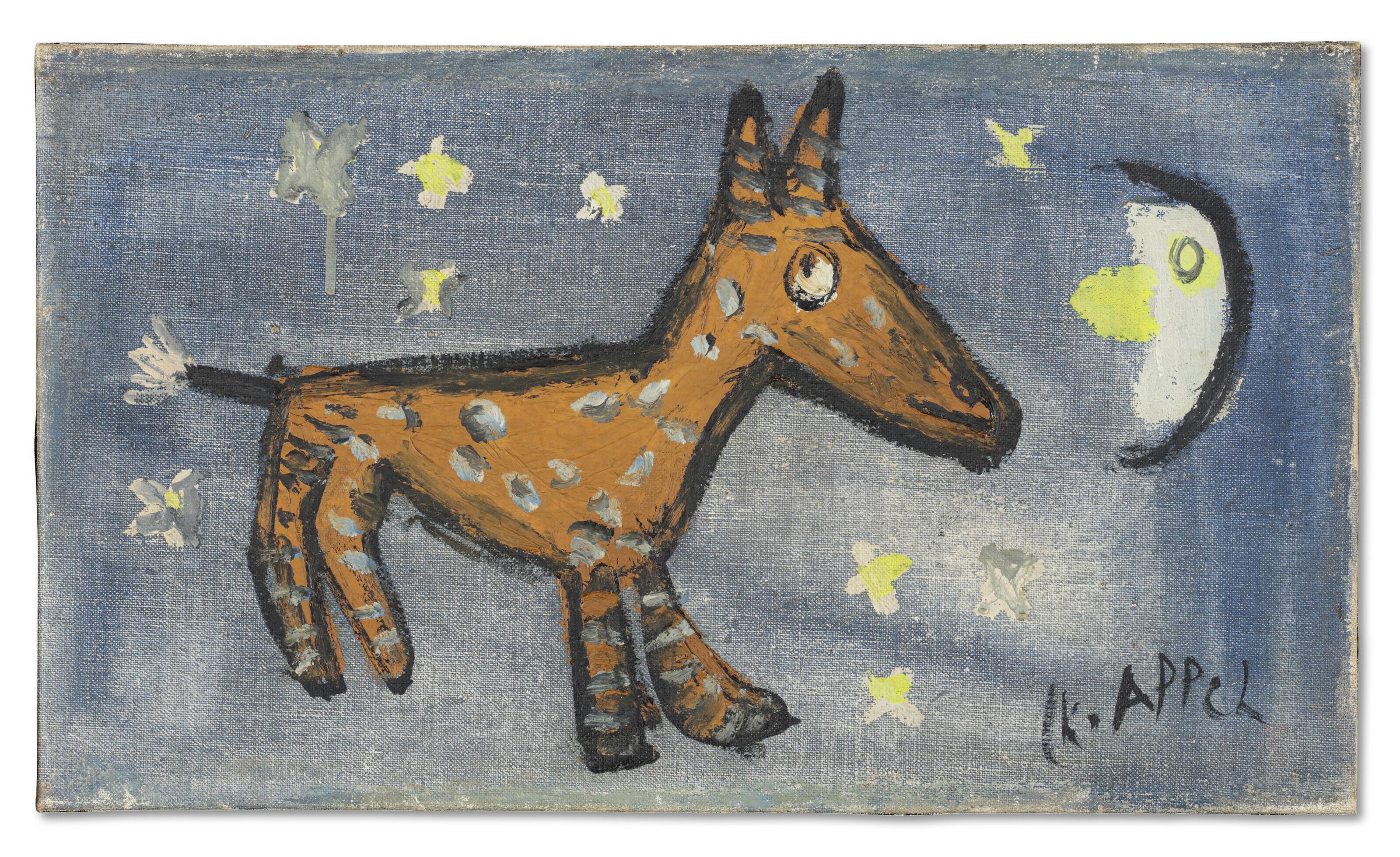 Karel Appel - Hond en Maan (Dog and Moon)