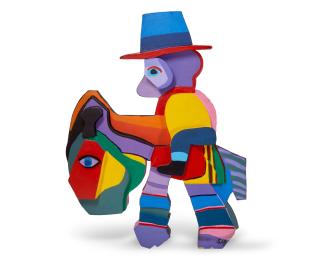 Karel Appel - Horseman, from the series Circus