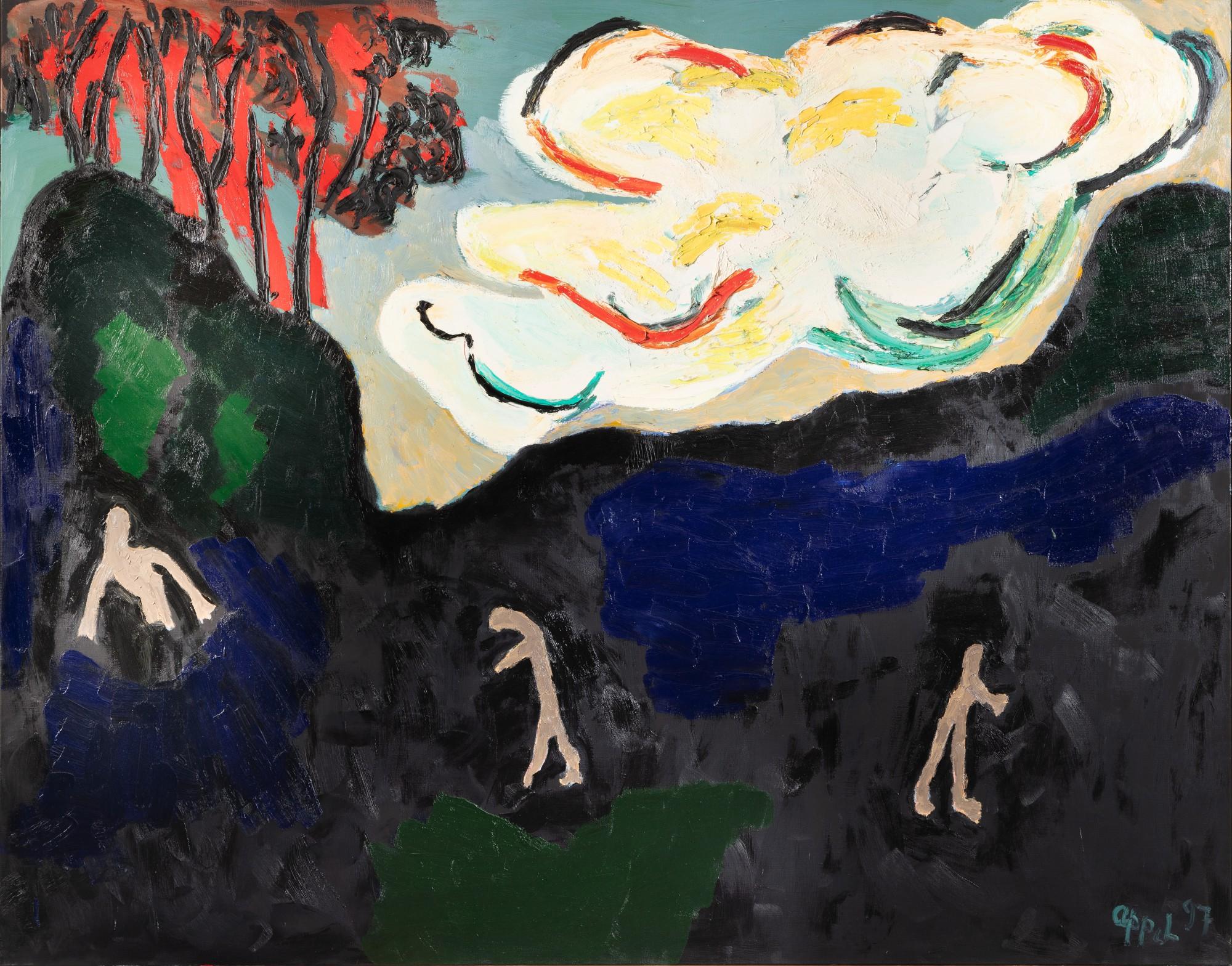 Karel Appel - Japanese Landscape #3