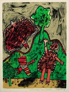 Karel Appel - Jules au Repas