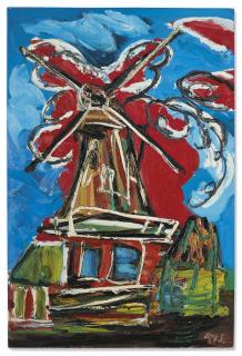 Karel Appel - Le moulin