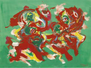 Karel Appel - Les Anges Rouges