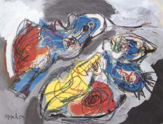 Karel Appel - Les Animaux Amoureux