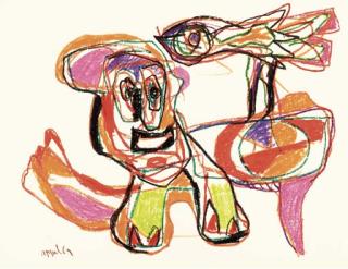 Karel Appel - Listening to my Bird