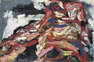 Karel Appel - Loving Couple in a Storm