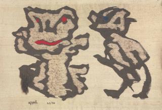 Karel Appel - Man And Bird